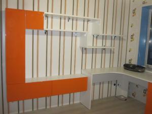 Комплект детской мебели белый/оранжевый: фото 2